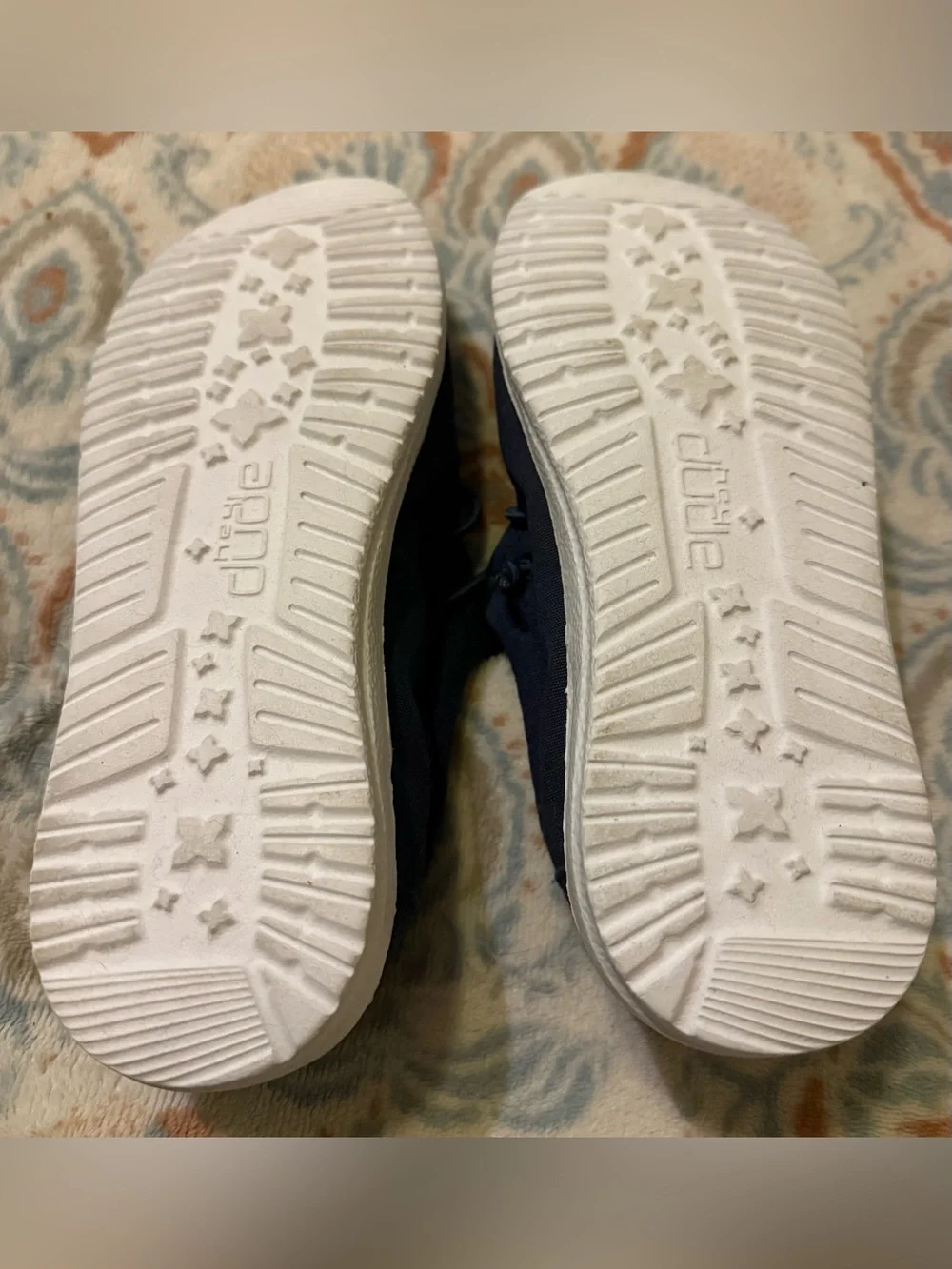 Hey Dude Kids Navy Canvas Slip-On Shoes
